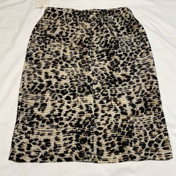 NWT Zac & Rachel Cheetah Print Pencil Skirt - Size Small - Picture 7 of 8